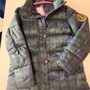 Lauren Ralph Lauren classic Women's Jacket in navy and tartan plaid